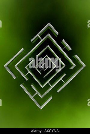 Labyrinth Labyrinth Stockfoto
