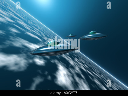 UFOs Stockfoto