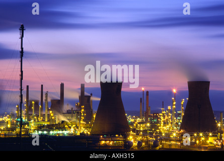 Grangemouth Öl-Raffinerie Schottland, Vereinigtes Königreich Stockfoto