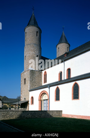 Steinfeld, Kloster, Blick von Südosten Auf Das Westwerk Stockfoto