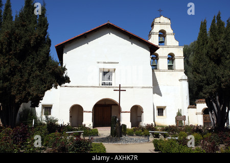20. März 2008: California Mission San Juan Bautista. Gegründet im Jahre 1797, dass die Mission dient noch immer als eine aktive Kirche zu diesem da Stockfoto