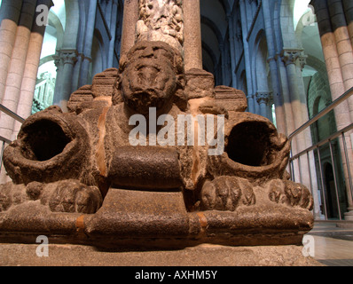 Statue von "Santo Dos Croque". Kathedrale von Santiago De Compostela. Galizien. Spanien Stockfoto