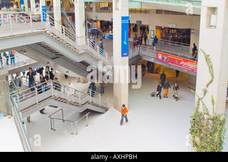 Ansicht der neuen Halle am Gare du Nord Bahnhof Paris Stockfoto