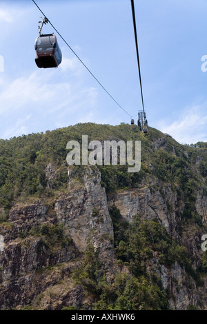 Langkawi Cable Car, Pantai Kok, der Insel Langkawi. Malaysien Stockfoto