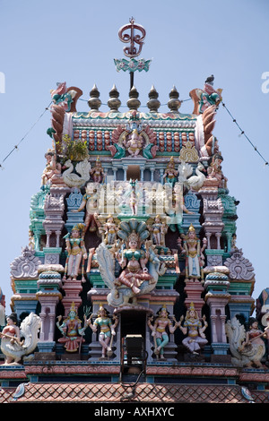 Sri Mariamman Hindu Tempel Georgetown Penang Malaysia Stockfoto