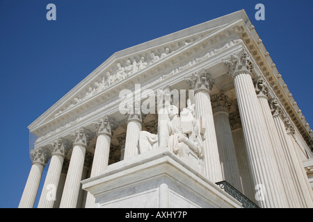 US Supreme Court Gebäude, Washington DC, USA Stockfoto
