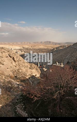 Maaloula Ma'loula Bergdorf Syrien Stockfoto