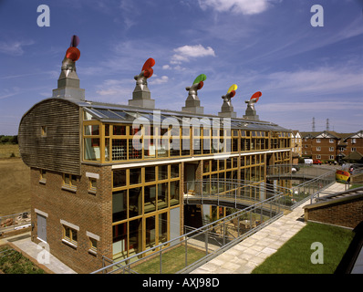 BEDZED BEDDINGTON NULL-ENERGIE-ENTWICKLUNG Stockfoto