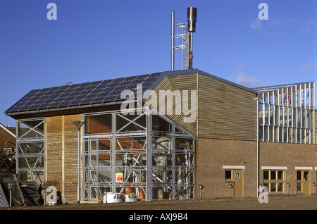 BEDZED BEDDINGTON NULL-ENERGIE-ENTWICKLUNG Stockfoto