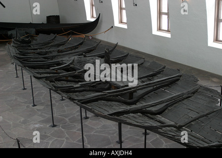 Wikinger-Schiff befindet sich an das Wikingerschiff-Museum in Oslo Norwegen Stockfoto