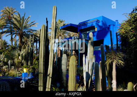 Jardin Majorelle und Museum der islamischen Kunst Marrakesch Marokko Stockfoto