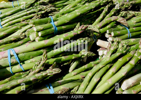 Vegetarische Bauernhof Essen Straßenmarkt Anbieter Kauartikel Shop Shop traditionelle mobile Stand Keeper Einzelhandel Apfel orange Gebüsch Pfeffer Stockfoto