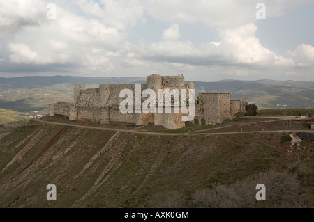 Krak des Chevaliers Syrien Stockfoto