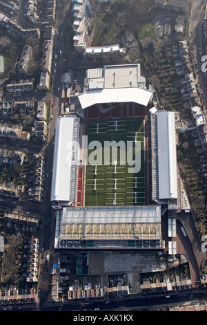 Hohen Ebene schräg Luftaufnahme unten der Arsenal Football Club Highbury-Stadion London N7 N5 England UK Januar 2006 Stockfoto