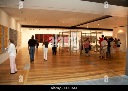 Erfolgte der Elemente auf dem Display im Inneren der Galerie der modernen Kunst Brisbane Queensland QLD Australien Stockfoto