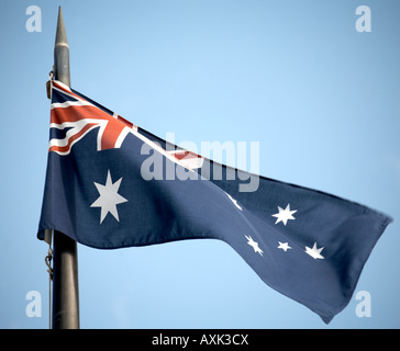 Australische Flagge in Brisbane Queensland QLD Australien Stockfoto