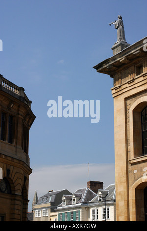 Clarendon Gebäude und Bodleian Bibliothek, Oxford, England, UK, Großbritannien Stockfoto