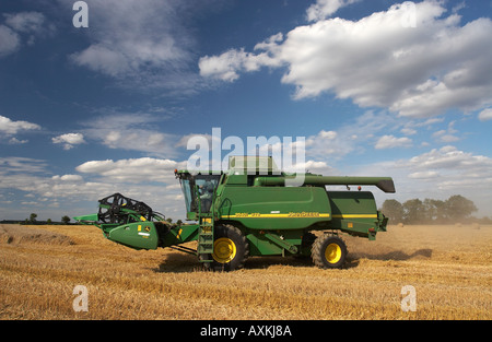John Deere Mähdrescher Stockfoto