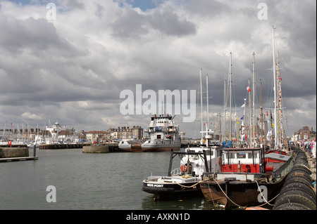 Lowestoft Hafen Stockfoto