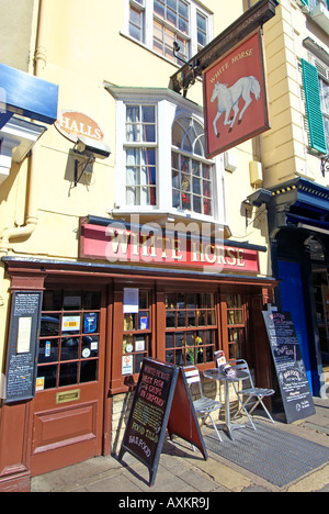 Das White Horse Pub, Broad Street, Oxford, England Stockfoto