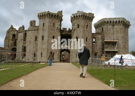 Raglan Südwales Monmouthshire GB UK 2008 Stockfoto