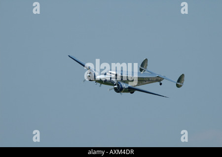 Lockheed 12 "Electra", französische Oldtimer Flugshow, La Ferte Alais, Frankreich Stockfoto