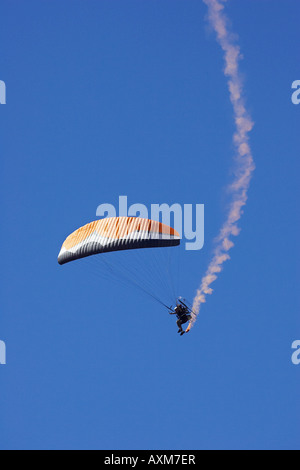 Paramotor Kunstflug Wanaka Neuseeland Südinsel Stockfoto