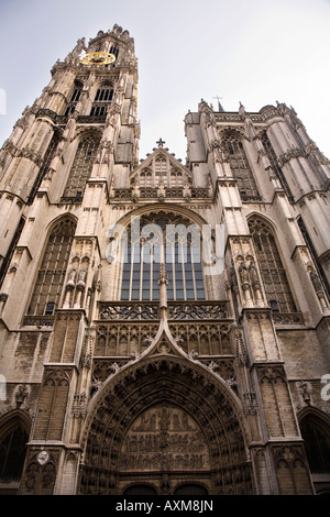 Kathedrale unserer lieben Frau, Antwerpen, Belgien. Lokaler Name ist: Onze Lieve Vrouwkerk Stockfoto