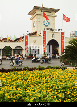 Ben-Thanh-Markt Ho Chi Minh Stadt Saigon Vietnam Stockfoto