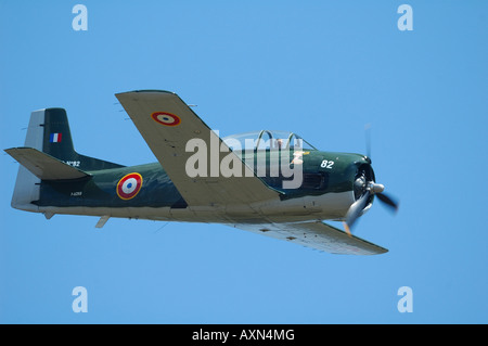 Festschrift Französisch Airshow in Haguenau über 60. Befreiung Frankreichs von der US-Armee im Jahr 1945 im Elsass Stockfoto