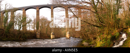 Shropshire Union Canal Aquädukt Pont Cysyllte in der Nähe von Llangollen Clwyd Wales UK United Kingdom GB Großbritannien britische Inseln Stockfoto