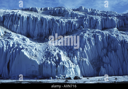 Terminal Gesicht der Kanada-Gletscher Taylor Valley McMurdo trockene Täler Antarktis Stockfoto