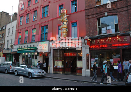 Chuen Cheng Ku chinesisches Restaurant in der Wardour Street in London Chinatown Stockfoto