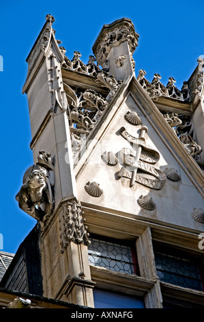 Das Musée de Cluny, offiziell bekannt als Musée National du Moyen Age Stockfoto