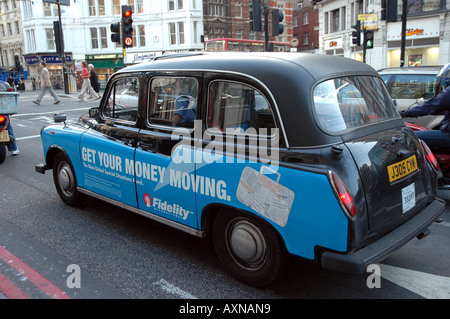 Taxi Taxi in London, UK Stockfoto