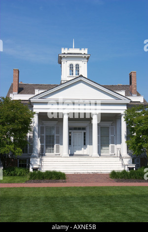 Gebäude Chicago Illinois Clarke älteste Haus in Chicago gebaut 1836 neoklassizistischen Stil 1827 S Indiana Street Stockfoto