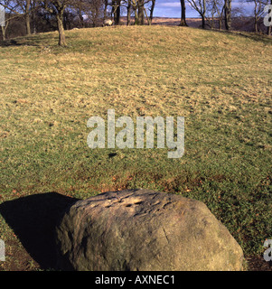 Eyam Grenzstein, Derbyshire, England Stockfoto