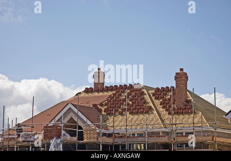 Neu gebautes Haus Stockfoto