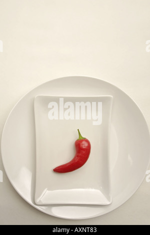 Rote Chilischote Stockfoto