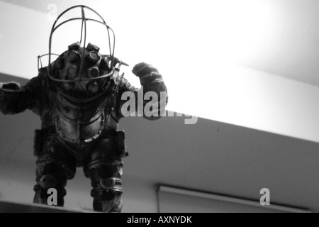 Ein Big Daddy-Action-Figur. Stockfoto