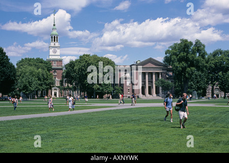 Ein Blick auf dem Hauptcampus des Dartmouth College in Hanover (New Hampshire) Stockfoto