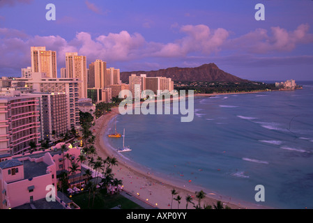 Waikiki Oahu Hawaii USA Stockfoto
