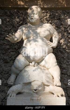 Statue des Bacchus in den Boboli-Gärten-Florenz-Italien Stockfoto