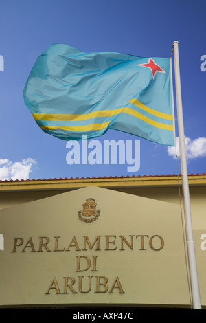 Parlament von Aruba Oranjestad Aruba Karibik Stockfoto