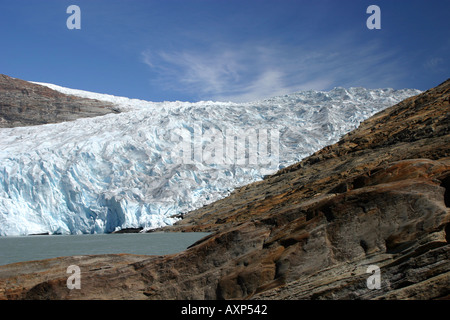 Der Svartisen-Gletscher. Norwegen Stockfoto