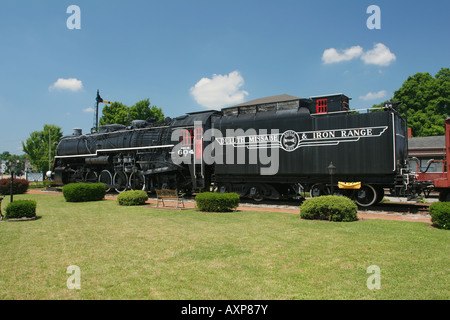 Greenville Railroad Park und Museum Greenville Pennsylvania der Lok ist einer der größten Schalter Motoren der Welt Stockfoto