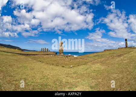 Der Komplex von Tahai Zeremoniell Stockfoto