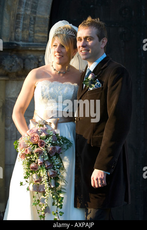 Braut und Bräutigam Stockfoto