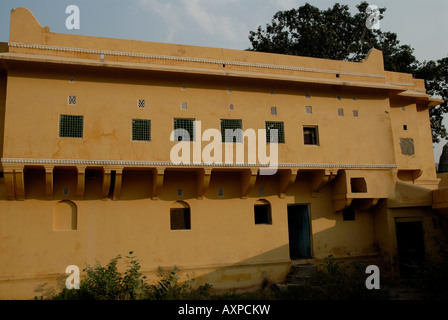 Altbau in Amber-Dorf in der Nähe von Jaipur Rajasthan Indien Stockfoto