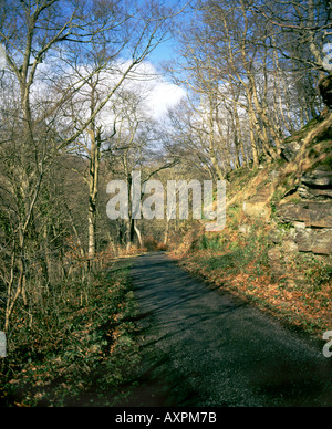 Taff Trail, Quakers Yard in der Nähe von Merthyr Tydfil, South Wales Valleys. Stockfoto